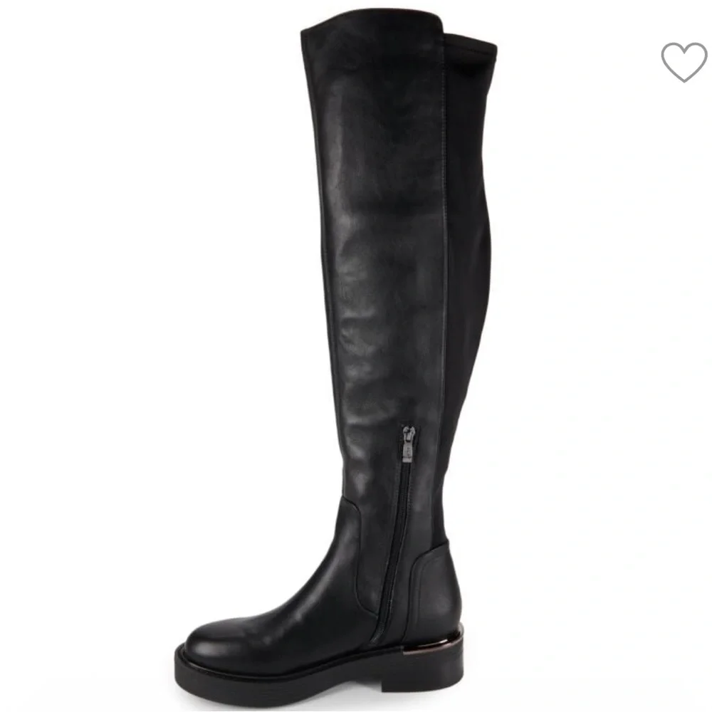 🌸DKNY🌸 Winsloe Platform Over The Knee Boots In Black Size: 5M